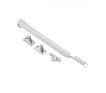 Frelan JW77 Modern Casement Stay 250mm - Polished Chrome