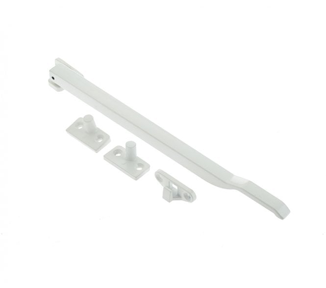 Frelan JW77 Modern Casement Stay 250mm - White