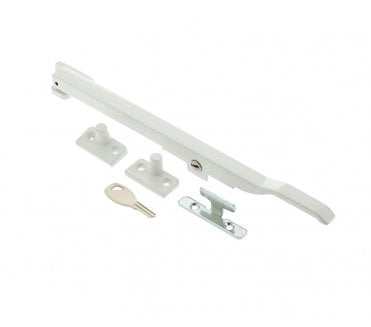 Frelan JW77L Modern Locking Casement Stay 250mm - White