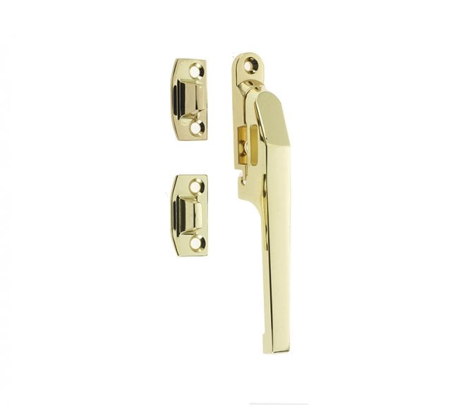Frelan JW78 Modern Casement Fastener - Polished Brass