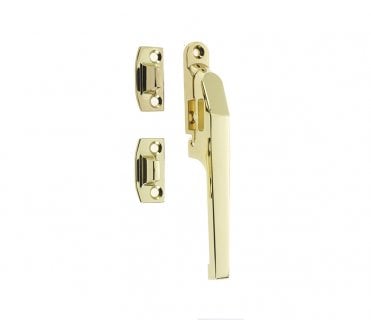 Frelan JW78 Modern Casement Fastener - Polished Brass