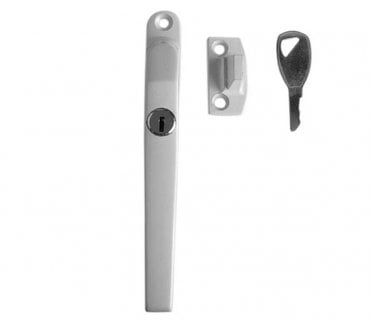 Frelan JW78L Modern Locking Casement Fastener - White