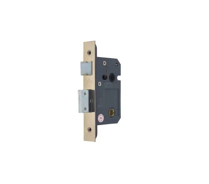 Frelan Mortice Bathroom Locks - Polished Brass