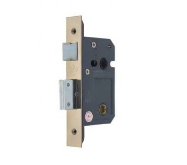 Frelan Mortice Bathroom Locks - Polished Brass