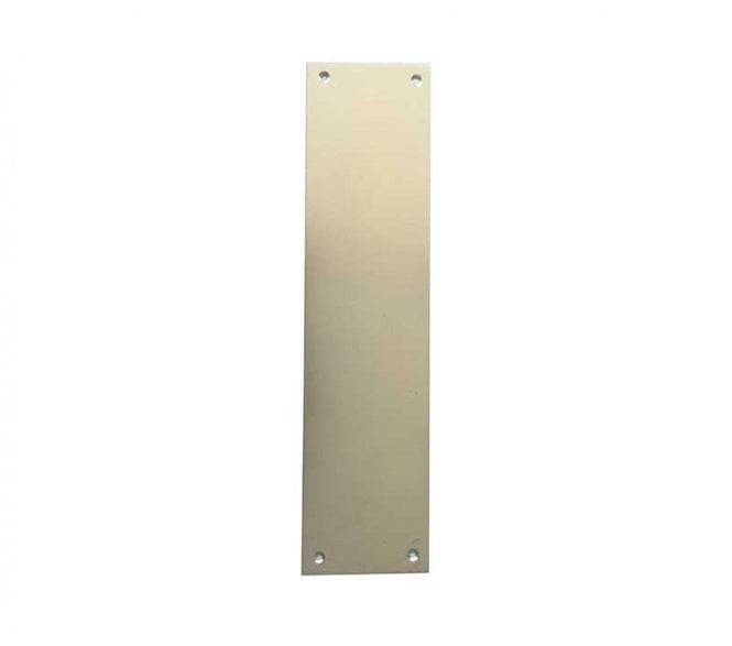 Frelan Plain Fingerplates - Satin Anodised Aluminium