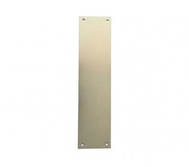 Frelan Plain Fingerplates - Satin Anodised Aluminium