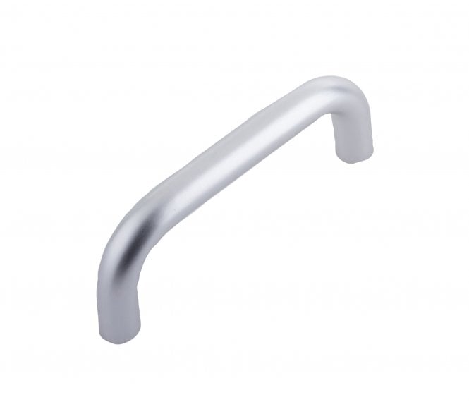Frelan SAA150 D Shape Pull Handles - Bolt Through Fixing - Satin Anodised Aluminium