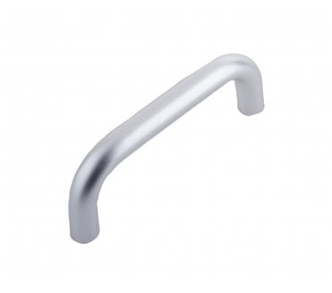 Frelan SAA150 D Shape Pull Handles - Bolt Through Fixing - Satin Anodised Aluminium