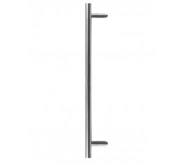 Frelan Stainless Steel Cranked Guardsman Pull Handle 1200mm - Satin