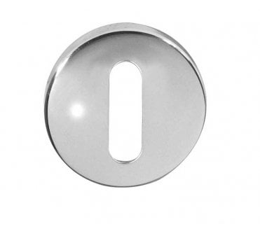 Frelan Standard Keyhole Escutcheon - Satin Stainless Steel
