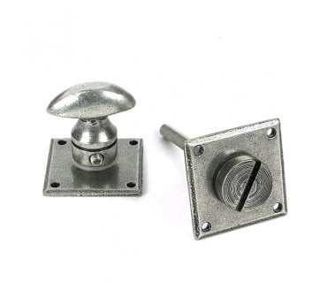 From The Anvil 18336 Diamond Bathroom Thumbturn - Pewter