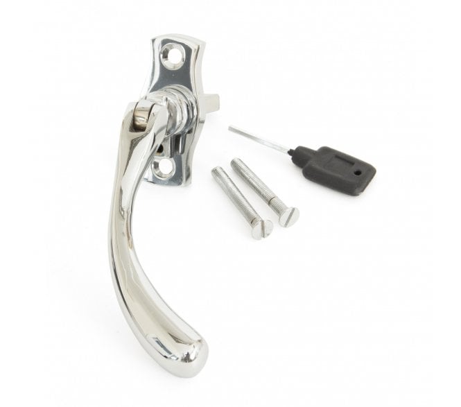 From The Anvil 20415L Peardrop Locking Espag Fastener (Right Hand) - Polished Chrome