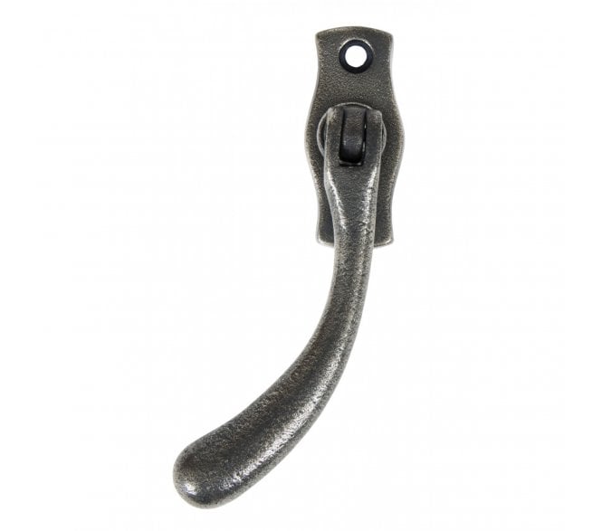 From The Anvil 20416L Peardrop Locking Espag Fastener (Left Hand) - Antique Pewter