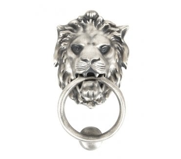 From The Anvil 33019 Lion Head Knocker - Antique Pewter