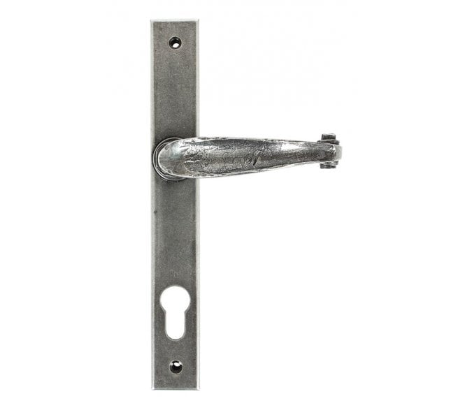 From The Anvil 33036 Cottage Lever Espag Multi-point Lock Set - Pewter