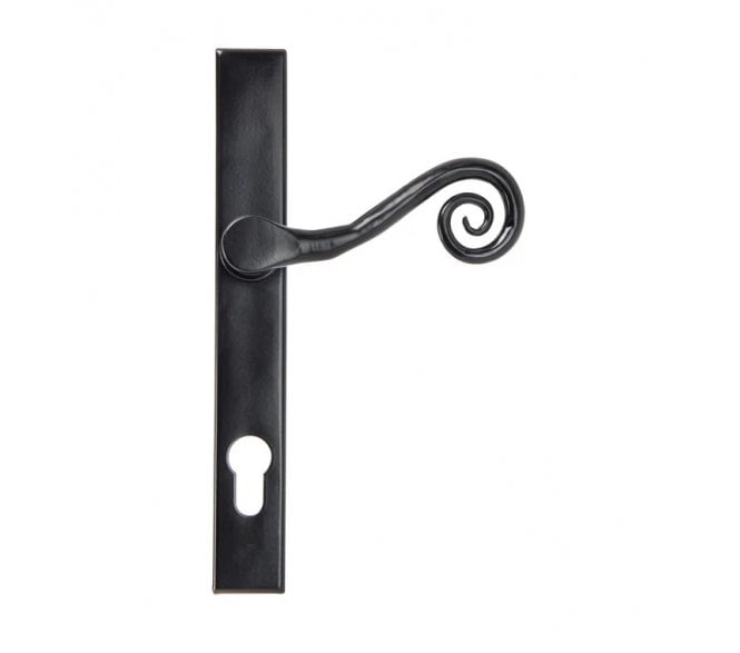 From The Anvil 33037R Monkeytail Espag Multi-point Lock Set - Black