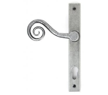 From The Anvil 33038R Monkeytail Espag Multi-point Lock Set - Pewter