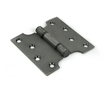 From The Anvil 33044 Stainless Steel 4x4 Parliament Hinges (Pair) - Pewter