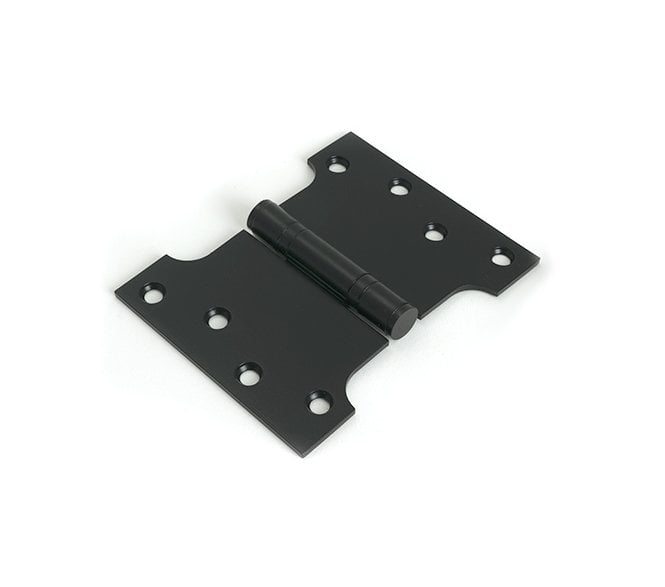 From The Anvil 33045 Stainless Steel 4x5 Parliament Hinges (Pair) - Black