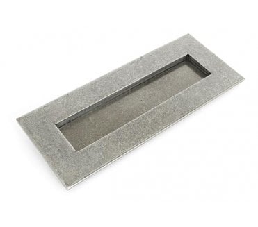 From The Anvil 33058 Blacksmith Letter Plate 266x110mm - Pewter