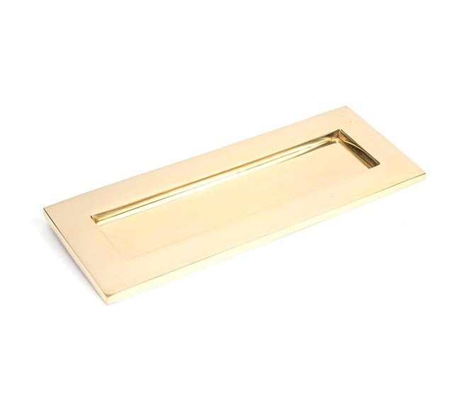 From The Anvil 33060 Period Letter Plate 265x108mm - Polished Brass
