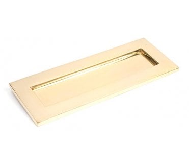 From The Anvil 33060 Period Letter Plate 265x108mm - Polished Brass