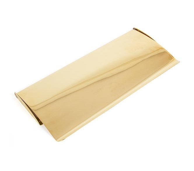 From The Anvil 33061 Period Letter Plate Tidy 265x130mm - Polished Brass