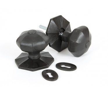 From The Anvil 33064 Large Octagonal Mortice/Rim Knob Set - Beeswax