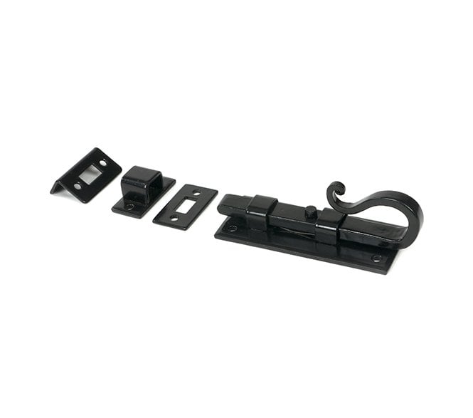 From The Anvil 33072 4 Shepherd's Crook Bolt - Black
