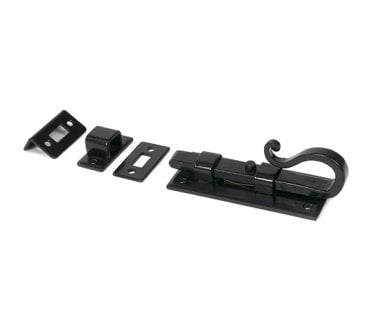 From The Anvil 33072 4 Shepherd's Crook Bolt - Black