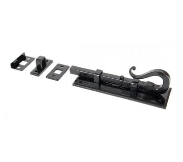 From The Anvil 33073 6 Shepherd's Crook Bolt - Black