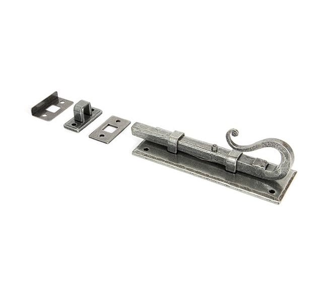 From The Anvil 33076 6 Shepherd's Crook Bolt - Pewter