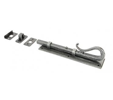 From The Anvil 33077 8 Shepherd's Crook Bolt - Pewter
