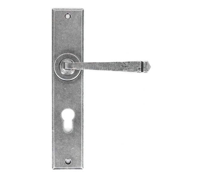 From The Anvil 33088 Avon Large Euro Profile Lock Set (72mm centres) - Pewter