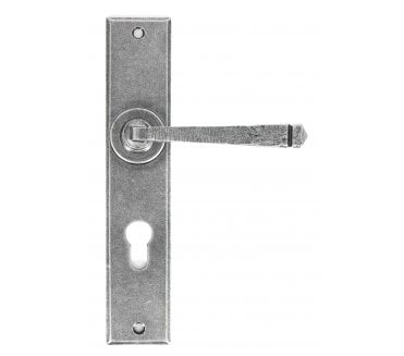 From The Anvil 33088 Avon Large Euro Profile Lock Set (72mm centres) - Pewter