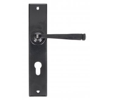 From The Anvil 33092 Avon Large Euro Profile Lock Set (72mm centres) - Black