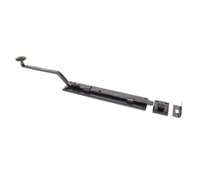From The Anvil 33114 10 French Door Bolt - Black