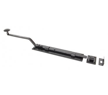 From The Anvil 33114 10 French Door Bolt - Black