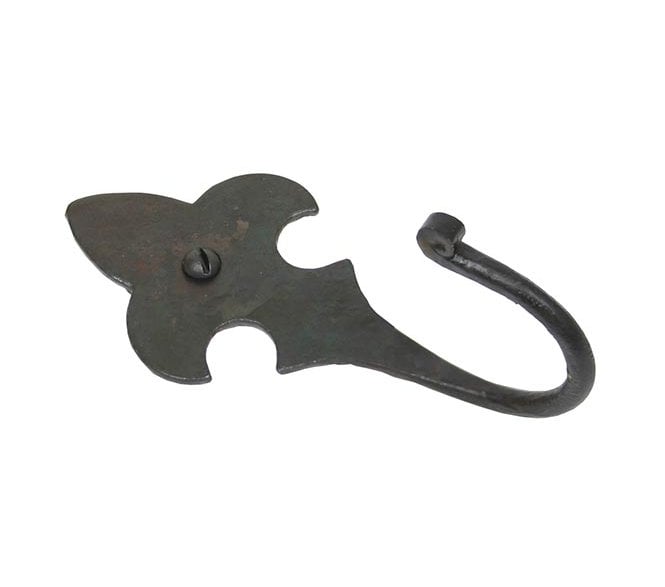 From The Anvil 33121 Fleur de Lys Hook - Beeswax