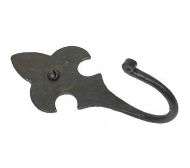 From The Anvil 33121 Fleur de Lys Hook - Beeswax