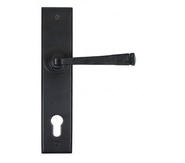 From The Anvil 33123 Avon Lever Espag Lock Set (92mm centres) - Black