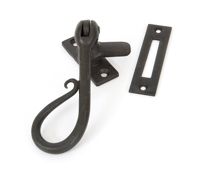 From The Anvil 33132 Shepherd's Crook Window Fastener - Beeswax