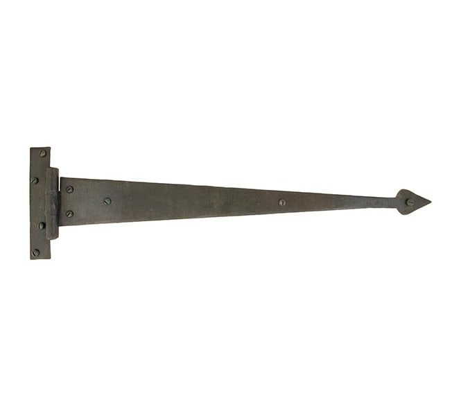 From The Anvil 33158 450mm Arrow Head Tee Hinges (Pair) - Beeswax