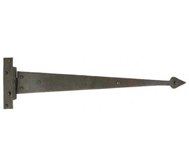 From The Anvil 33158 450mm Arrow Head Tee Hinges (Pair) - Beeswax