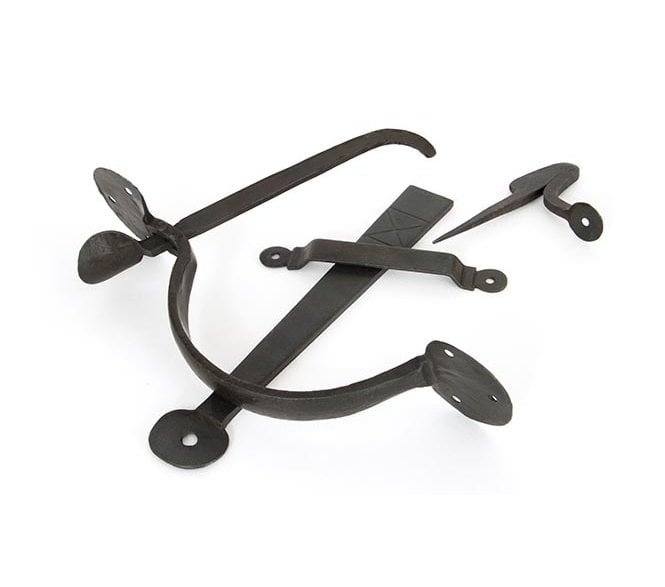 From The Anvil 33159 Heavy Bean Thumblatch Set -Beeswax