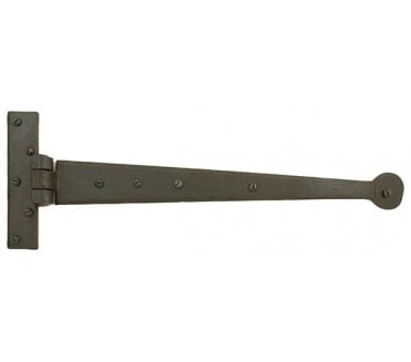 From The Anvil 33184 400mm Penny End Tee Hinges (Pair) - Beeswax