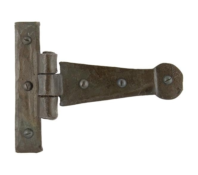 From The Anvil 33188 102mm Penny End Tee Hinges (Pair) - Beeswax