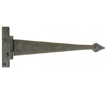 From The Anvil 33206 300mm Arrow Head Tee Hinges (Pair) - Beeswax