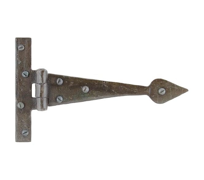 From The Anvil 33207 150mm Arrow Head Tee Hinges  (Pair) - Beeswax