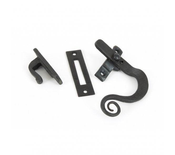 From The Anvil 33212 Locking Monkeytail Window Fastener Right Hand - Beeswax